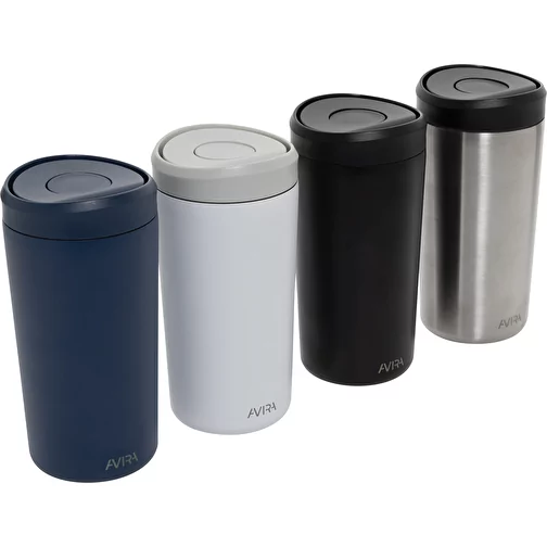 Avira Alix gobelet clic en acier RCS rec. 400ml, argent, Image 8