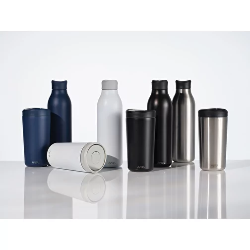 Bouteille d\'eau Avira Alok 600ml en acier RCS rec. 360, argenté, Image 9