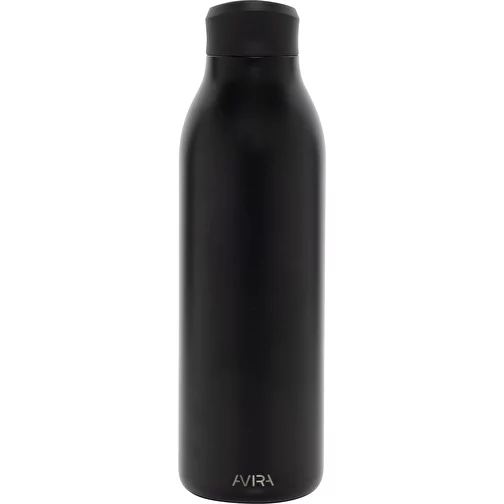 Bouteille d\'eau Avira Alok 600ml en acier RCS rec. 360, noir, Image 2