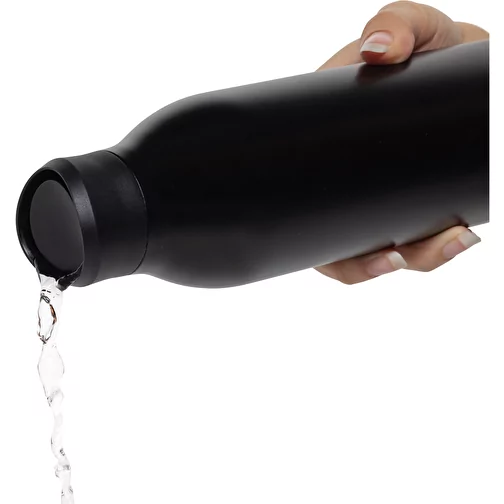Bouteille d\'eau Avira Alok 600ml en acier RCS rec. 360, noir, Image 6