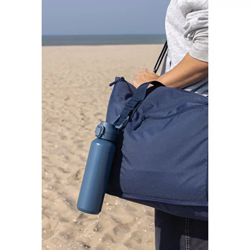 Via RCS Re-Steel Bouteille de sport avec bouchon, 600ml, bleu marine, Image 12