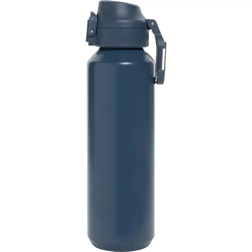 Via RCS Re-Steel Bouteille de sport avec bouchon, 600ml, bleu marine, Image 3