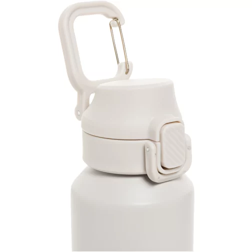 Via RCS Re-Steel Bouteille de sport avec bouchon, 600ml, beige, Image 7