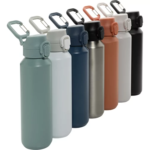 Via RCS Re-Steel Bouteille de sport avec bouchon, 600ml, vert, Image 11