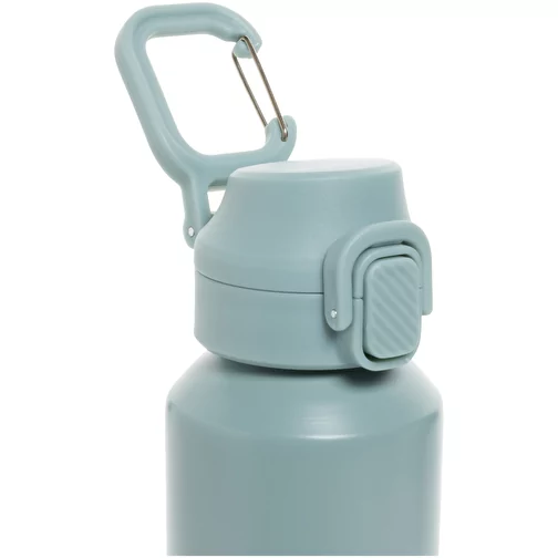 Via RCS Re-Steel Bouteille de sport avec bouchon, 600ml, vert, Image 6