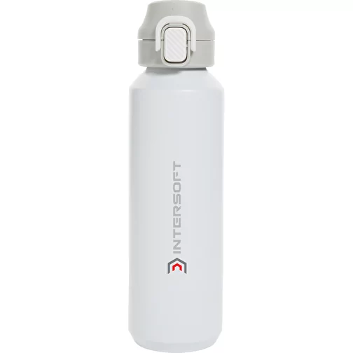 Via RCS Re-Steel Bouteille de sport avec bouchon, 600ml, blanc, Image 10