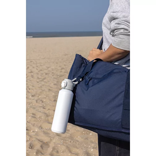Via RCS Re-Steel Bouteille de sport avec bouchon, 600ml, blanc, Image 12