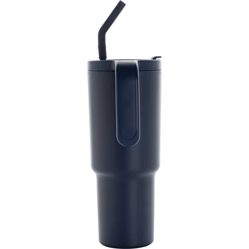 Graphic 360 Gobelet en acier recyclé certifié RCS. Acier, 900ml, bleu marine, Image 3