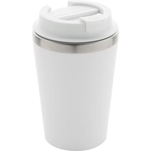 Gobelet Java 350ml double paroi en PP recyclé RCS, blanc, Image 1