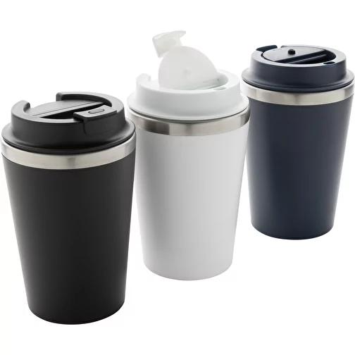 Gobelet Java 350ml double paroi en PP recyclé RCS, blanc, Image 9