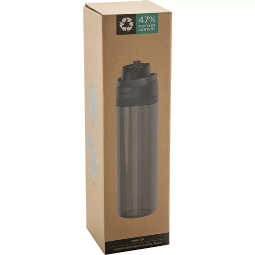 Bouteille d\'eau Omni Sip 800ml en RCS RPET, noir, Image 13