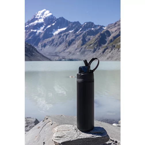Bouteille refermable Omni Sip en RCS-reSteel, 700ml, noir, Image 14