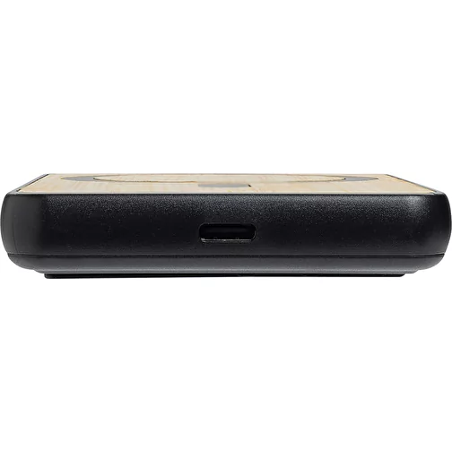 Banque d\'énergie magnétique en bambou Zen 5000mAh 5W en plastique RCS r, noir, Image 4