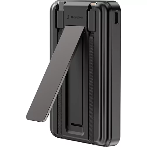 Urban Vitamin Delano 5-en-1 10.000mAh 20W PD magn. powerbank, noir, Image 11