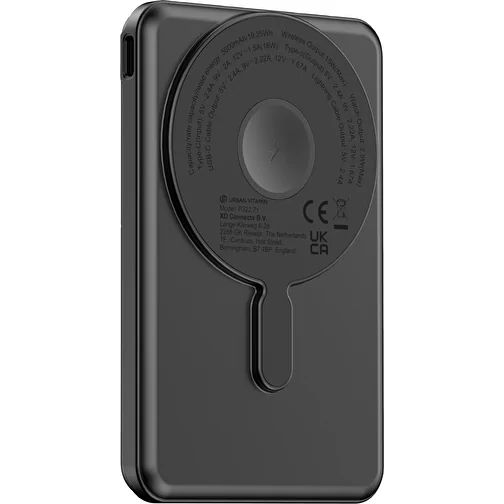 Urban Vitamin Redwood 5-in-1 5.000mAh 20W PD magn. powerbank, noir, Image 1
