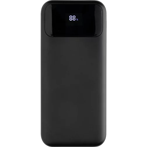 Turbopack 10000mAh Powerbank avec câbles intégrés en RCS rABS, noir, Image 2