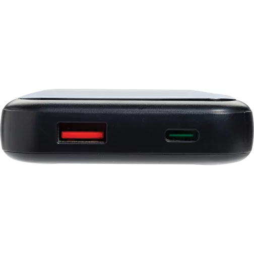 Turbopack 10000mAh Powerbank avec câbles intégrés en RCS rABS, noir, Image 7