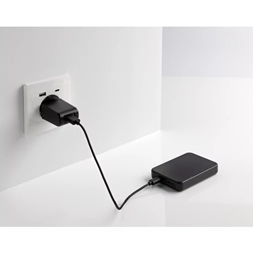 Boostcore 5.000mAh Powerbank en plastique RCS rec., noir, Image 6