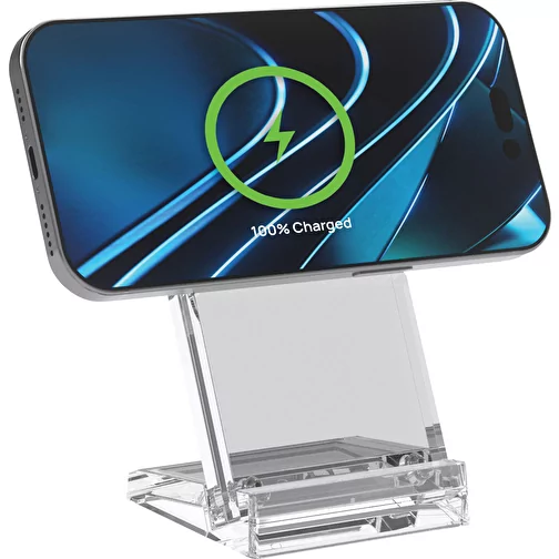 Socle de chargement magnétique sans fil Magcharge 15W, transparent, Image 6