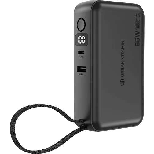 Urban Vitamin Eureka RCS chargeur hybride recyclé 65W, noir, Image 1