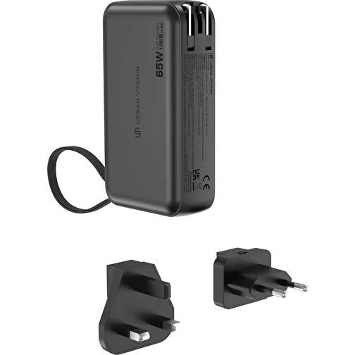 Urban Vitamin Eureka RCS chargeur hybride recyclé 65W, noir, Image 13