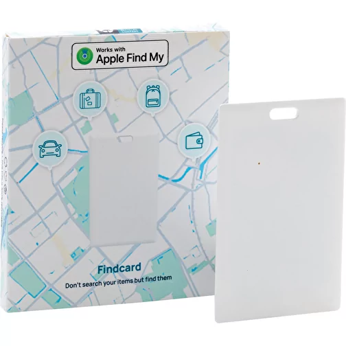 Carte Findcard RCS rABS avec localisation mondiale, blanche, Image 13