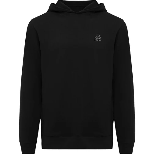 Iqoniq Yengo Hoodie avec poches latérales en rec. coton, noir, Image 3