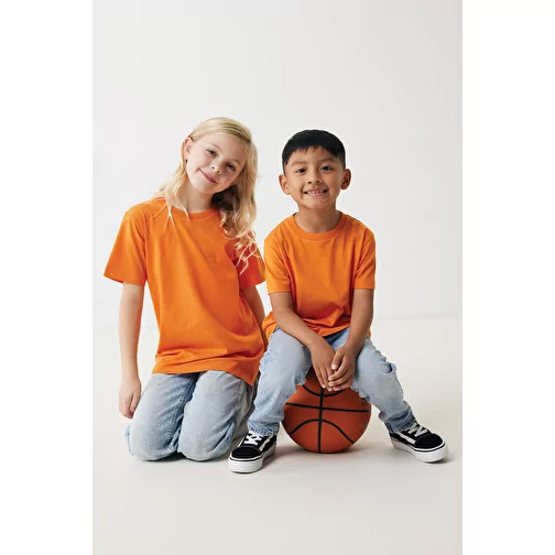 Iqoniq Koli Kids T-shirt en coton recyclé, orange, Image 6