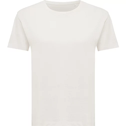 Iqoniq Yala T-shirt femme en coton recyclé, ivory white, Image 1