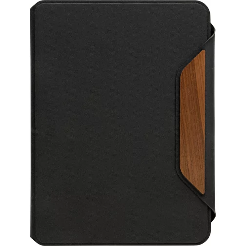Teri AWARET Portefeuille A5 en RPET et noyer, noir, Image 4