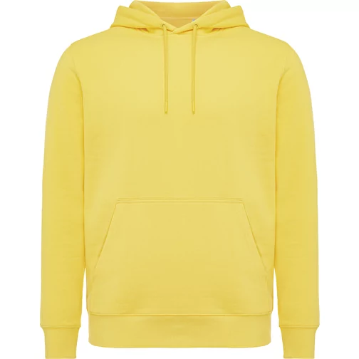 Sweat à capuche Iqoniq Rila Lightweight en coton recyclé, jaune, Image 1
