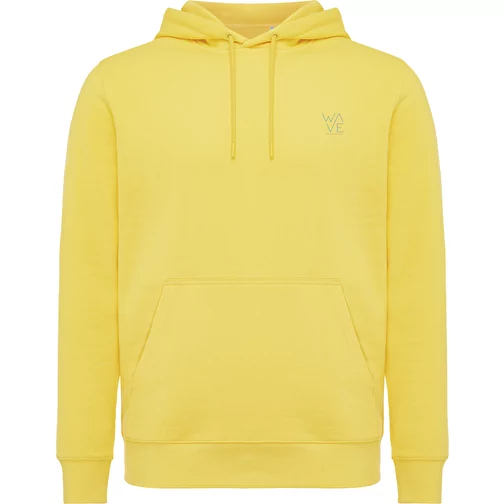 Sweat à capuche Iqoniq Rila Lightweight en coton recyclé, jaune, Image 3