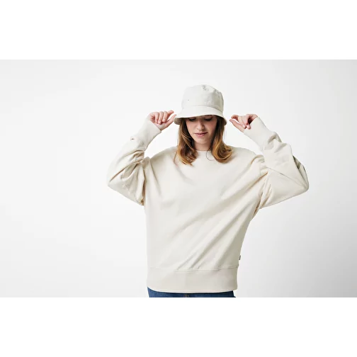 Sweat ras du cou relax Iqoniq Kruger en coton recyclé. Coton, natural raw, Image 9