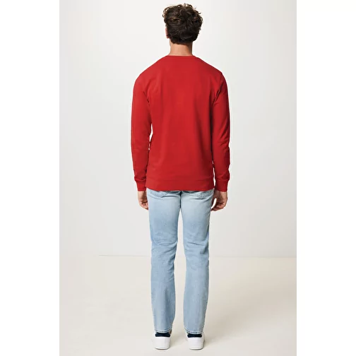 Sweat col rond Iqoniq Zion en coton recyclé, rouge, Image 7