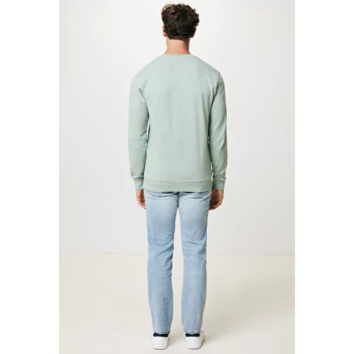 Sweat col rond Iqoniq Zion en coton recyclé, Iceberg green, Image 12
