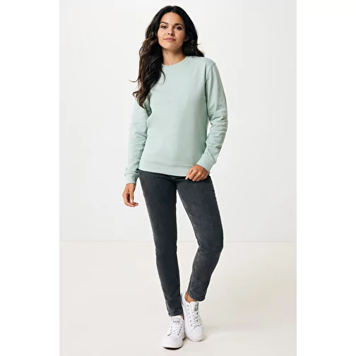 Sweat col rond Iqoniq Zion en coton recyclé, Iceberg green, Image 5