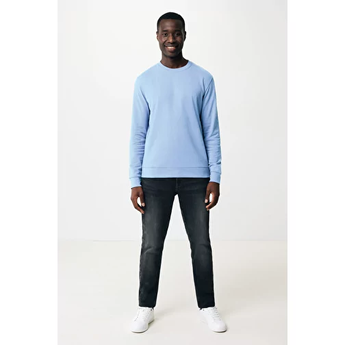 Sweat col rond Iqoniq Zion en coton recyclé, sky blue, Image 7