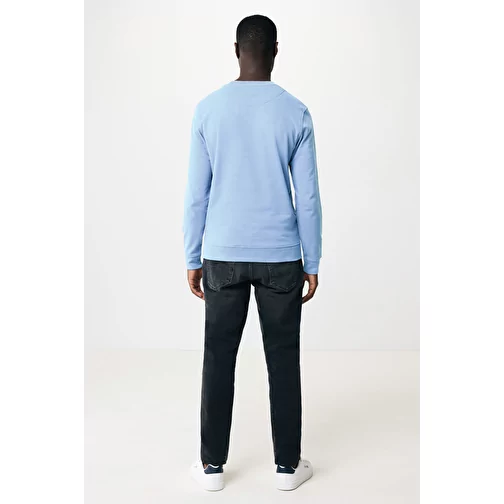 Sweat col rond Iqoniq Zion en coton recyclé, sky blue, Image 8