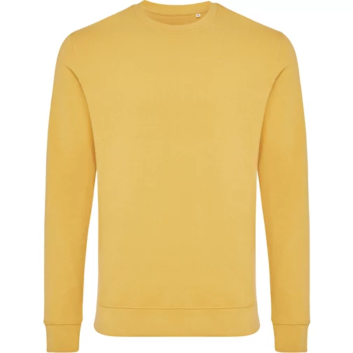 Sweat col rond Iqoniq Zion en coton recyclé, ochre yellow, Image 1