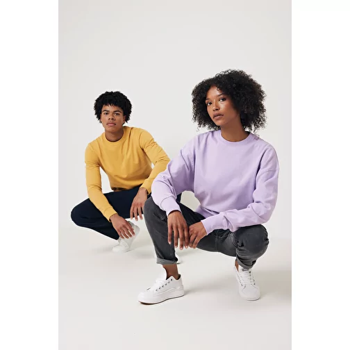 Sweat col rond Iqoniq Zion en coton recyclé, ochre yellow, Image 16
