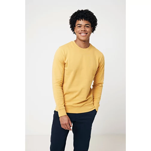 Sweat col rond Iqoniq Zion en coton recyclé, ochre yellow, Image 6