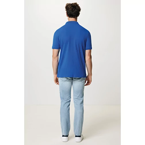Polo piqué Iqoniq Yosemite en coton recyclé, bleu roi, Image 15