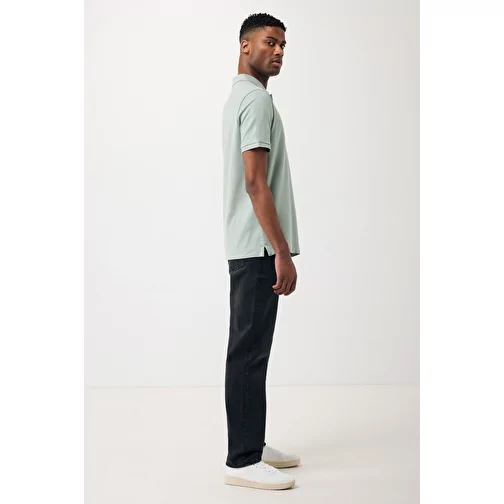Polo piqué Iqoniq Yosemite en coton recyclé, Iceberg green, Image 12