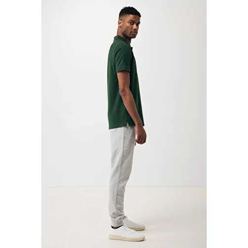 Polo piqué Iqoniq Yosemite en coton recyclé, forest green, Image 6