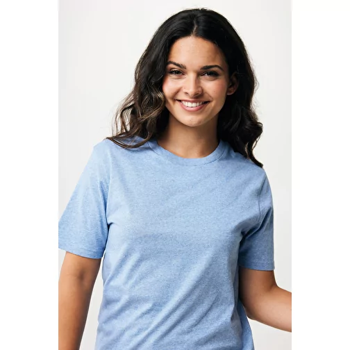 Iqoniq Sierra Lightweight T-shirt en coton recyclé, light heather blue, Image 11