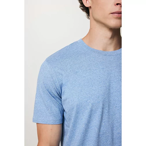 Iqoniq Sierra Lightweight T-shirt en coton recyclé, light heather blue, Image 13