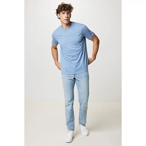 Iqoniq Sierra Lightweight T-shirt en coton recyclé, light heather blue, Image 7