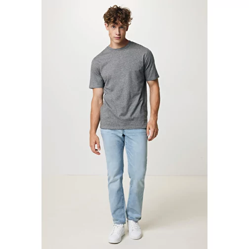 T-shirt Iqoniq Sierra Lightweight en coton recyclé, non teint anthracite clair, Image 8