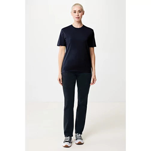 Iqoniq Sierra Lightweight T-shirt en coton recyclé, bleu marine, Image 4
