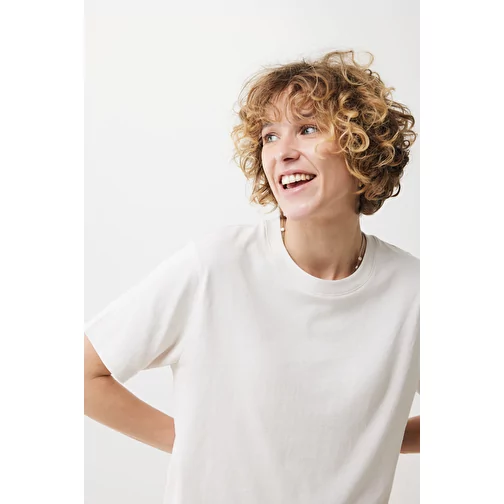 Iqoniq Kakadu relaxed T-shirt en coton recyclé, ivory white, Image 11